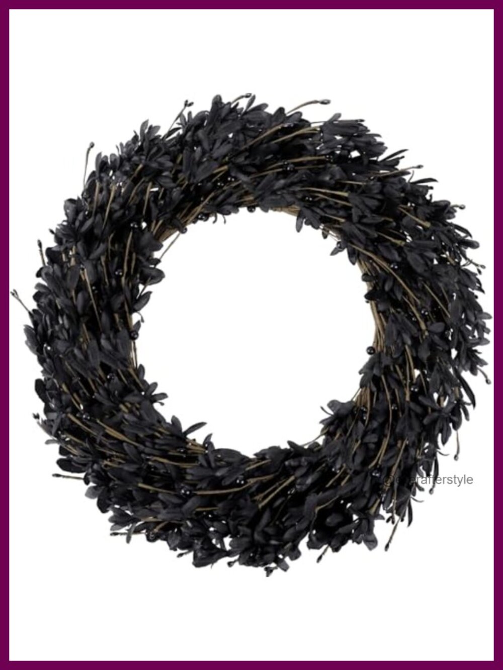 Artificial Forsythia Wreath 20" Silk with Berries for Front Door Home Decor